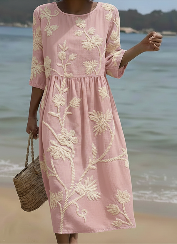 Vestido Casual de Mujer con Estampado Floral