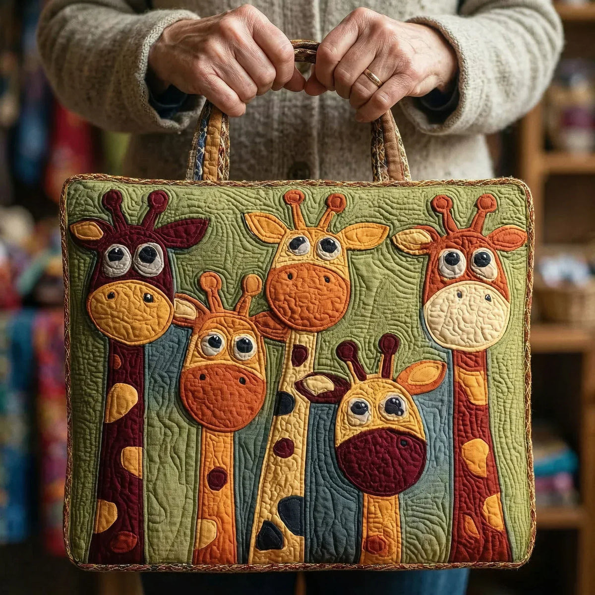 Bolso acolchado – Jirafa
