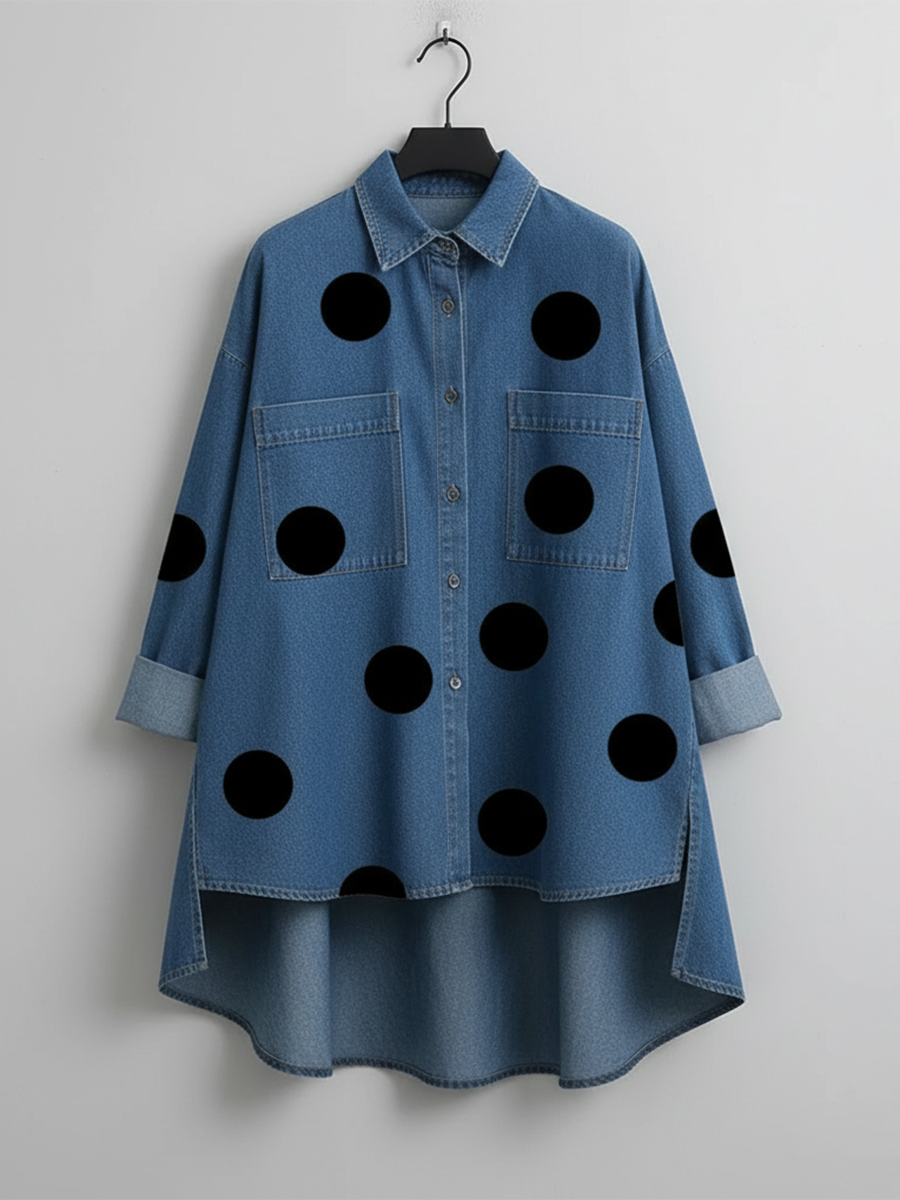 Elena™ — Sobrecamisa de Lunares