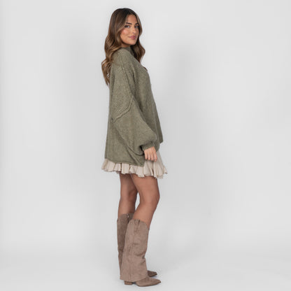 Cárdigan oversize “CozyGlam”