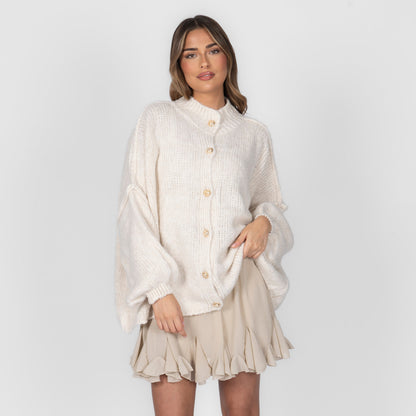 Cárdigan oversize “CozyGlam”