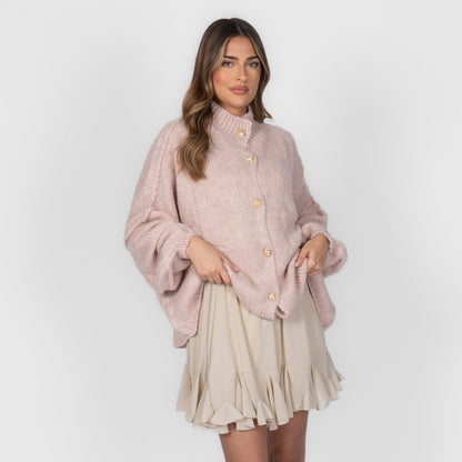 Cárdigan oversize “CozyGlam”