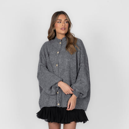Cárdigan oversize “CozyGlam”