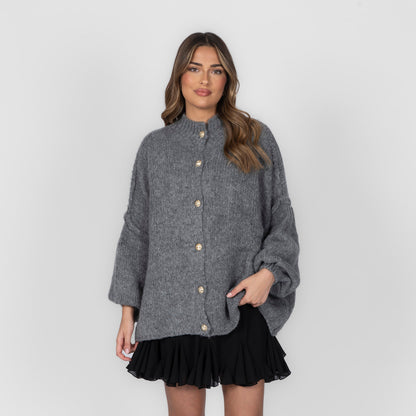 Cárdigan oversize “CozyGlam”