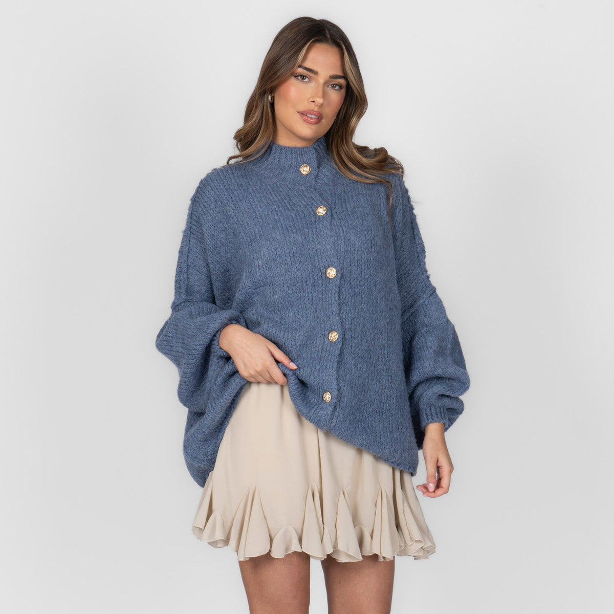 Cárdigan oversize “CozyGlam”