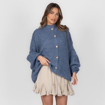 Cárdigan oversize “CozyGlam”