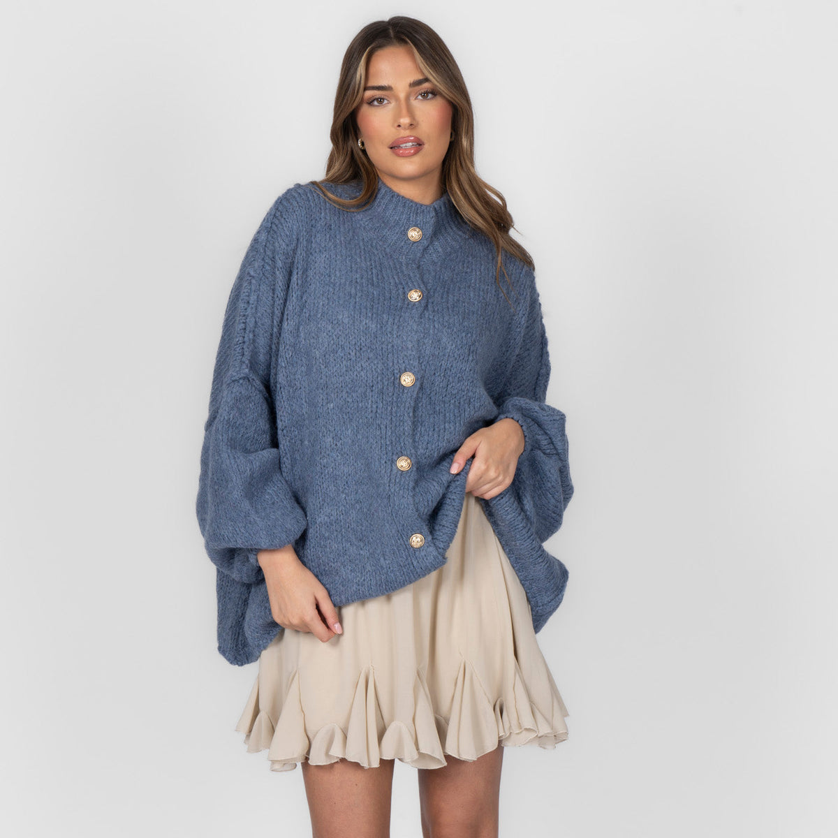 Cárdigan oversize “CozyGlam”