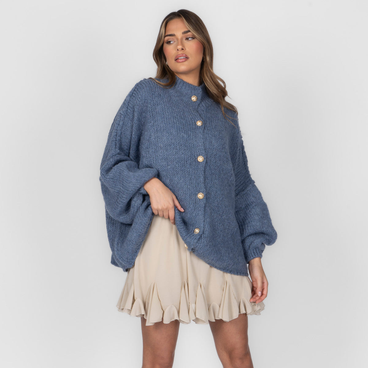 Cárdigan oversize “CozyGlam”