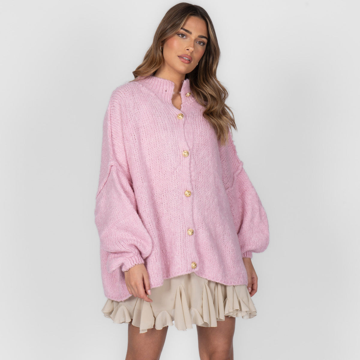 Cárdigan oversize “CozyGlam”
