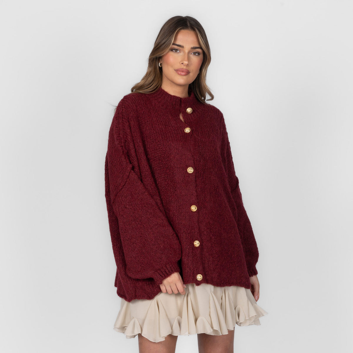 Cárdigan oversize “CozyGlam”