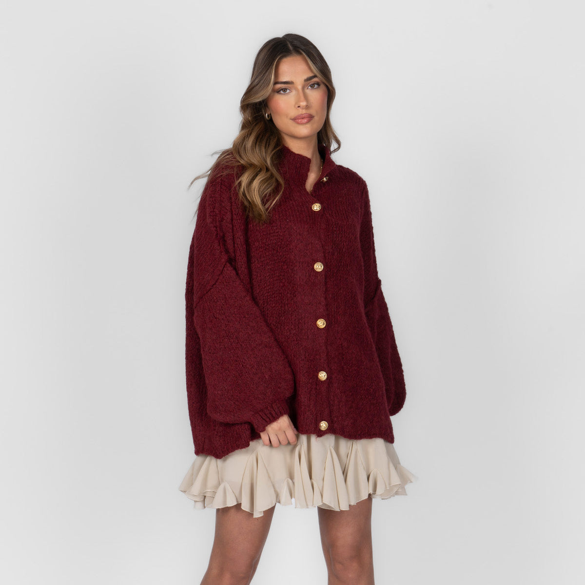 Cárdigan oversize “CozyGlam”