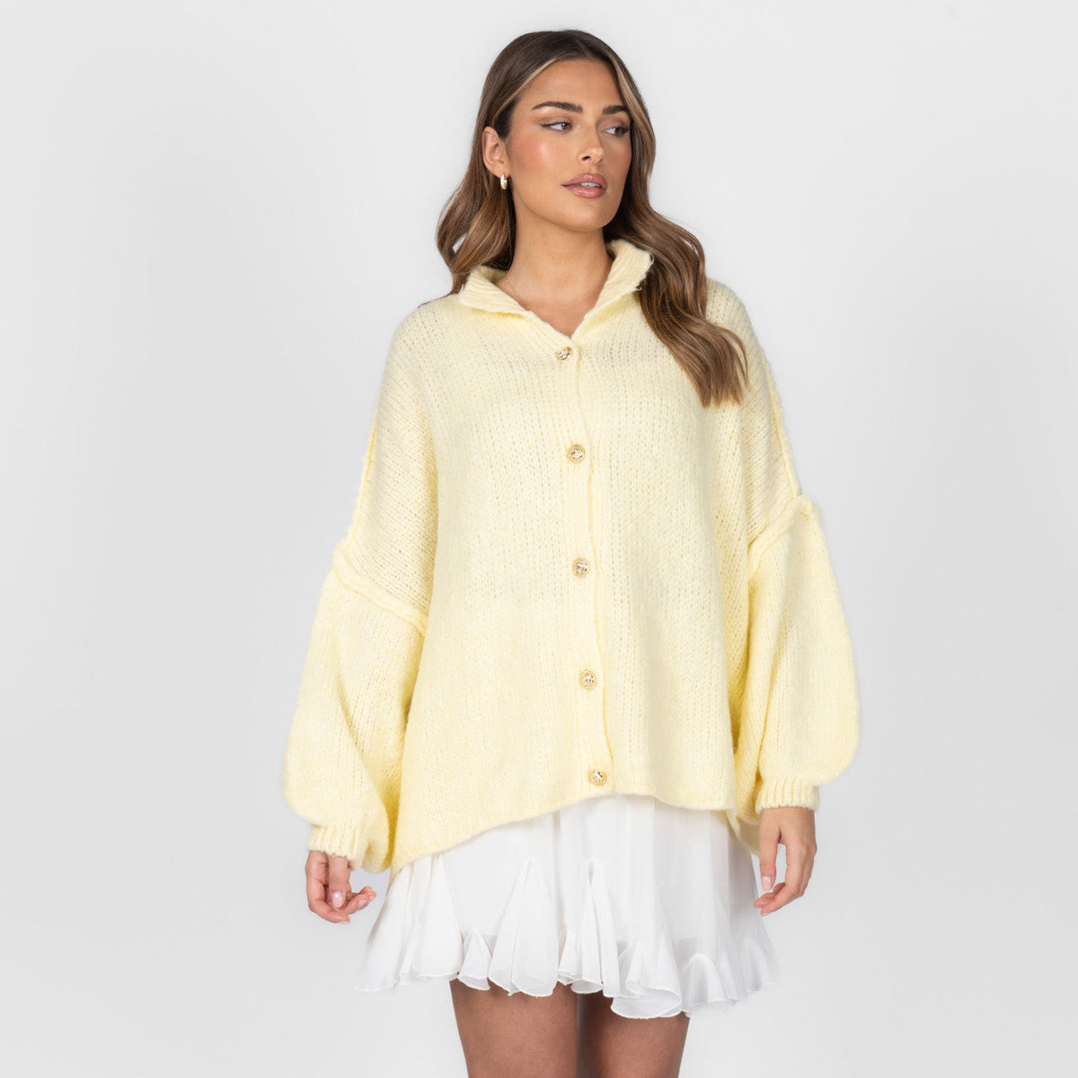 Cárdigan oversize “CozyGlam”