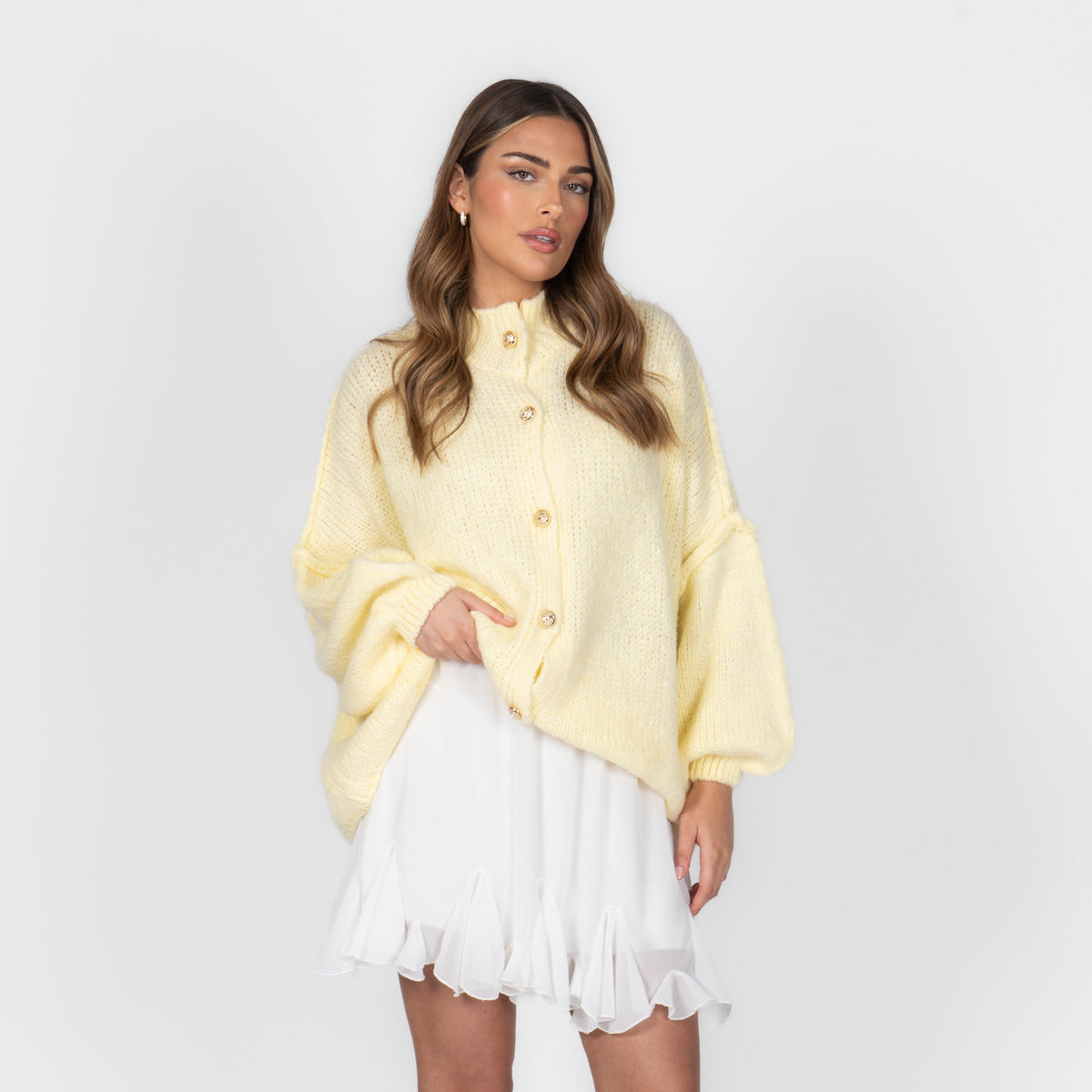 Cárdigan oversize “CozyGlam”