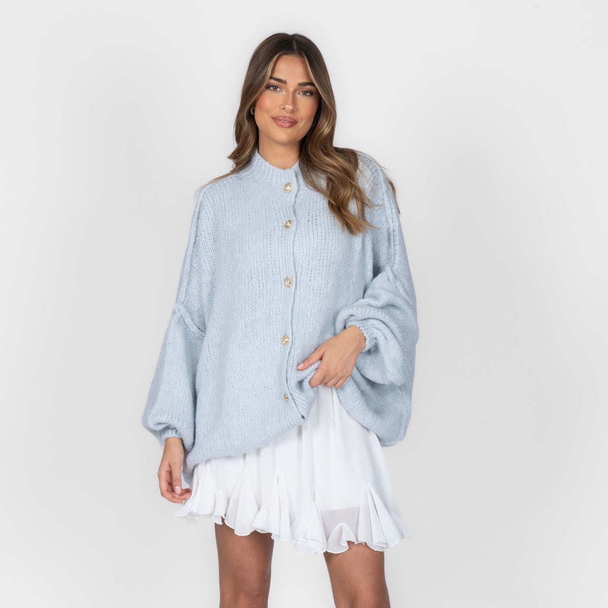 Cárdigan oversize “CozyGlam”