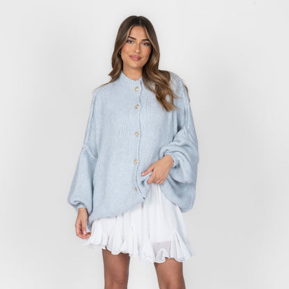 Cárdigan oversize “CozyGlam”
