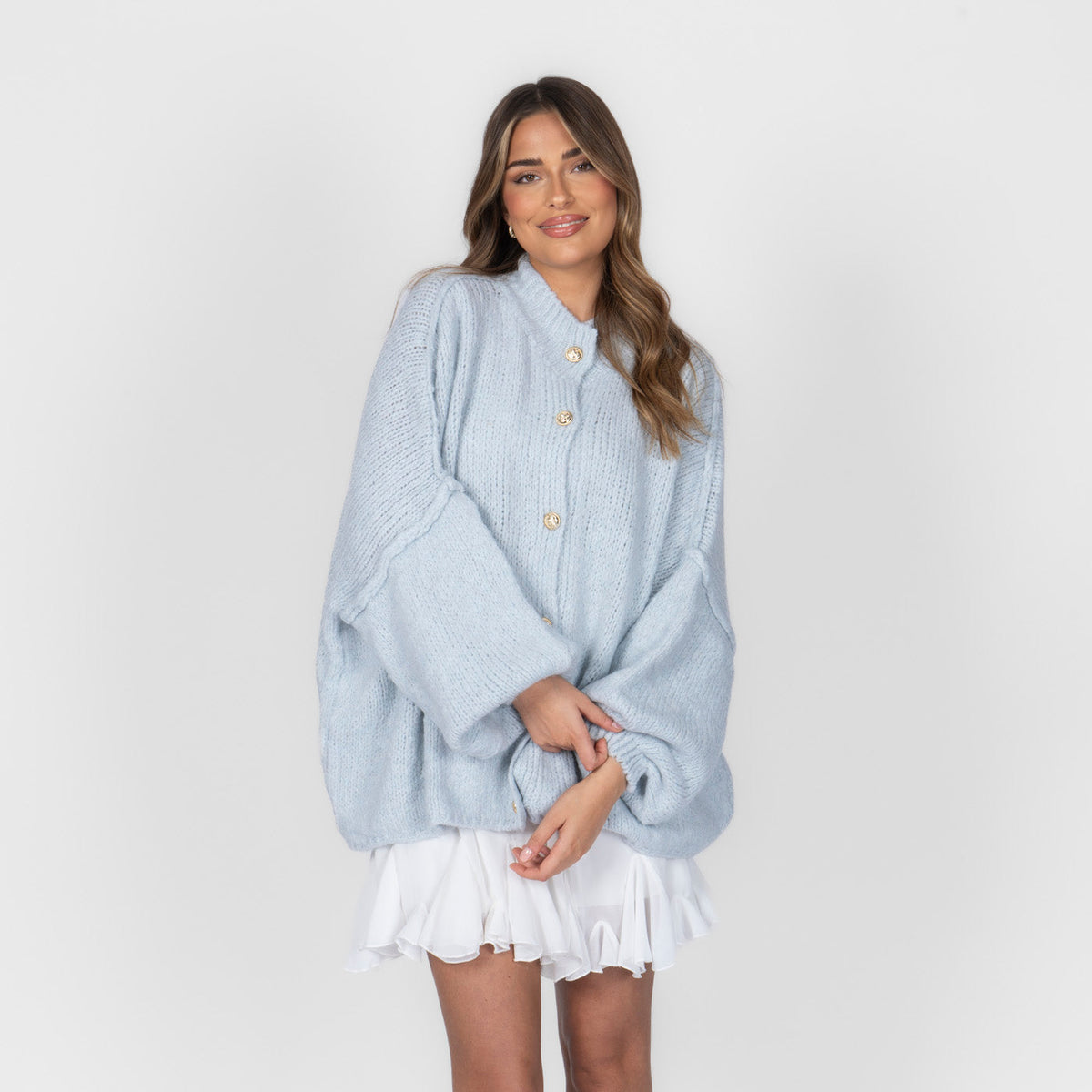 Cárdigan oversize “CozyGlam”