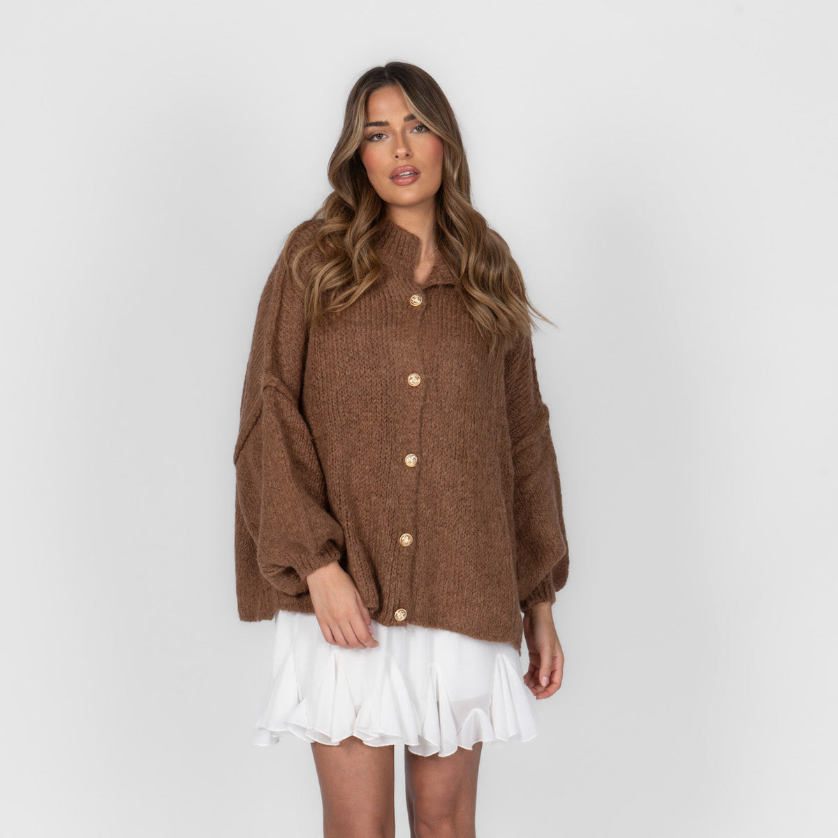 Cárdigan oversize “CozyGlam”