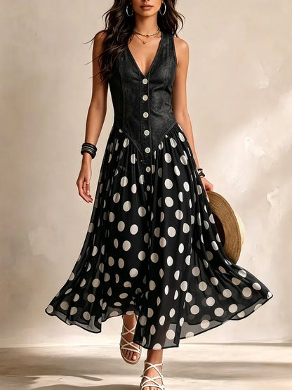 Vestido Maxi Vaquero