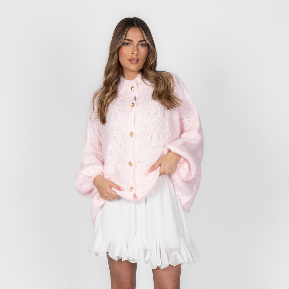 Cárdigan oversize “CozyGlam”