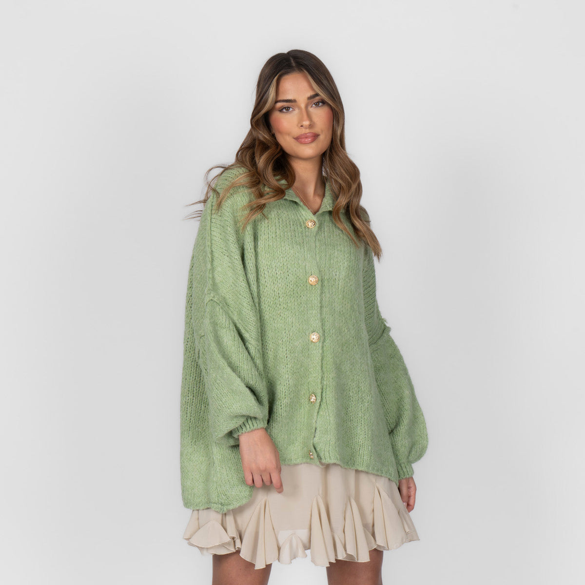 Cárdigan oversize “CozyGlam”