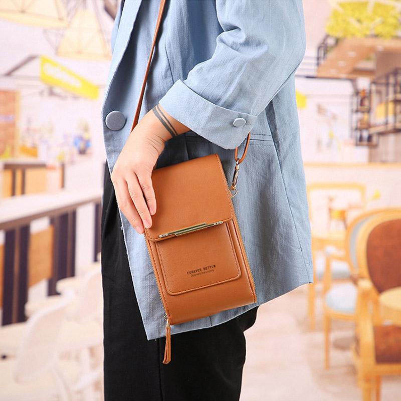 Bandolera para mujer con pantalla táctil