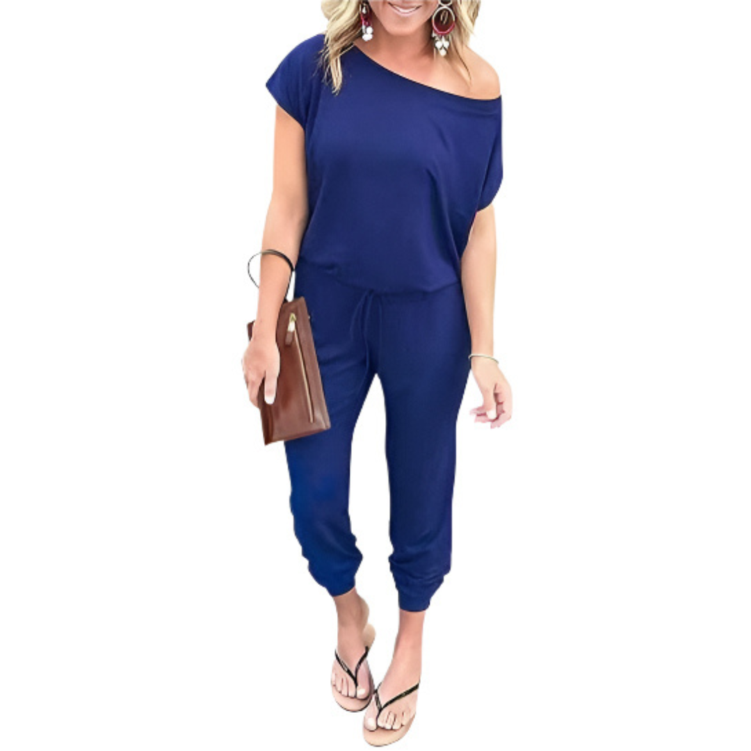 Mono de Verano de Mujer con Hombros Descubiertos – Comodidad y Estilo