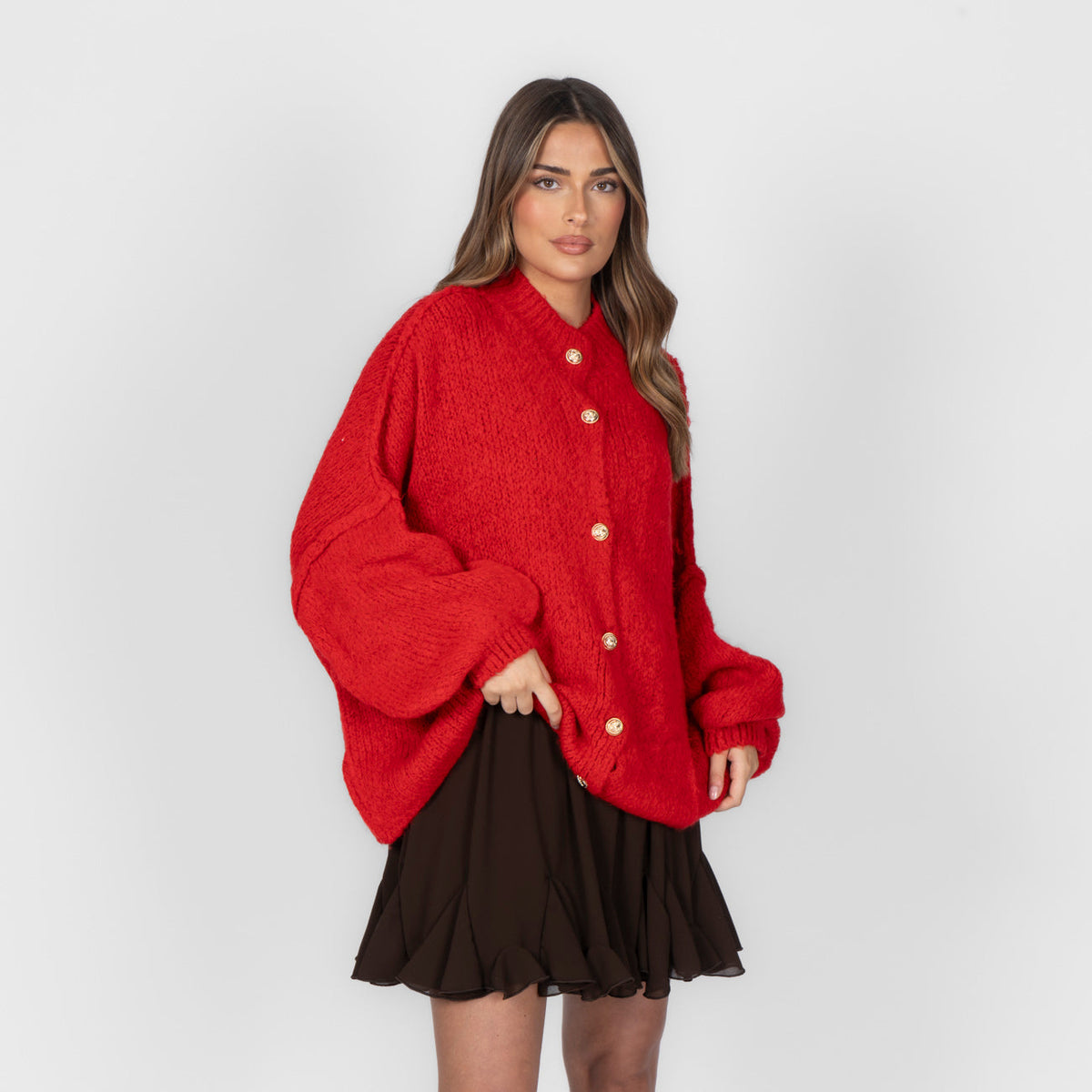 Cárdigan oversize “CozyGlam”
