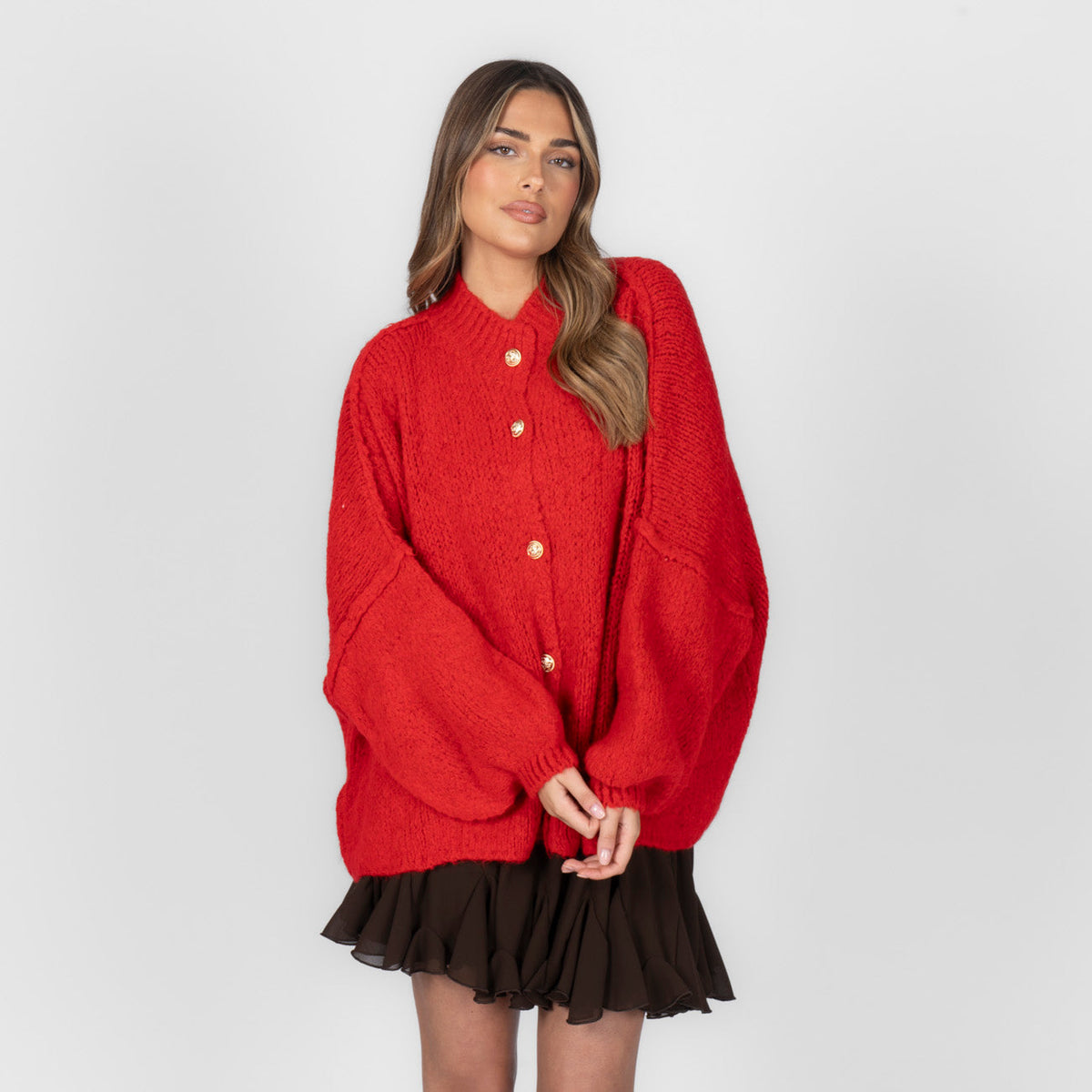Cárdigan oversize “CozyGlam”