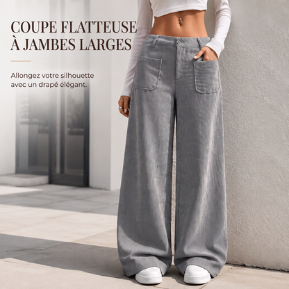 Pantalón ancho informal de mujer de corte relajado