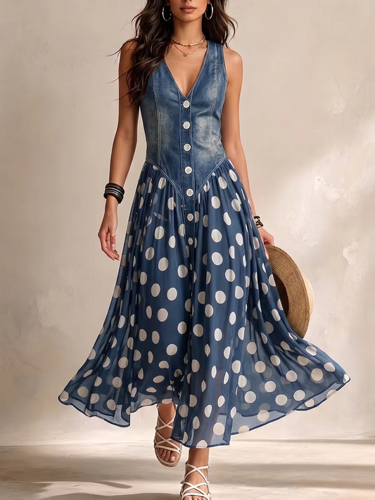 Vestido Maxi Vaquero