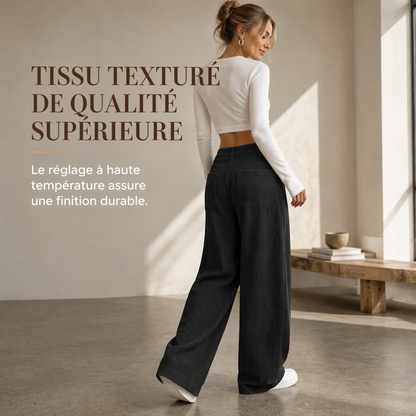 Pantalón ancho informal de mujer de corte relajado