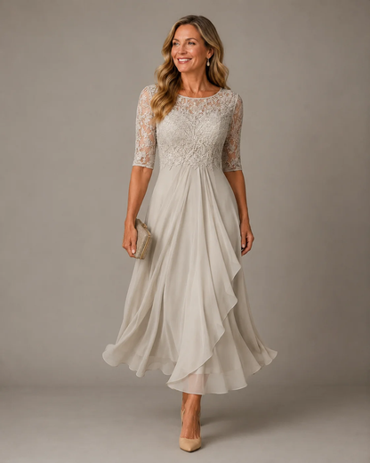 Vestido Midi Drapad