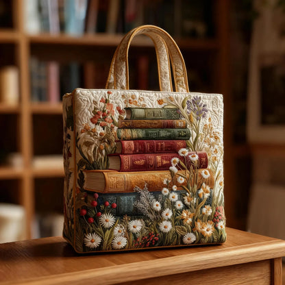 Bolso Acolchado Artesanal – Motivo Floral