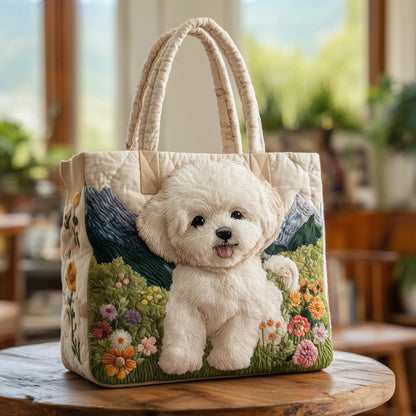 Bolso acolchado artesanal – Perro Encantado