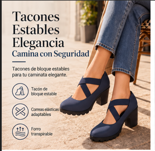 Zapatos Mary Jane para mujer con punta redonda
