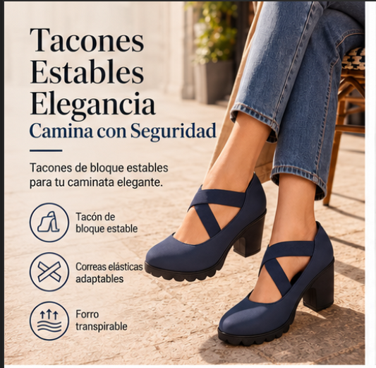 Zapatos Mary Jane para mujer con punta redonda