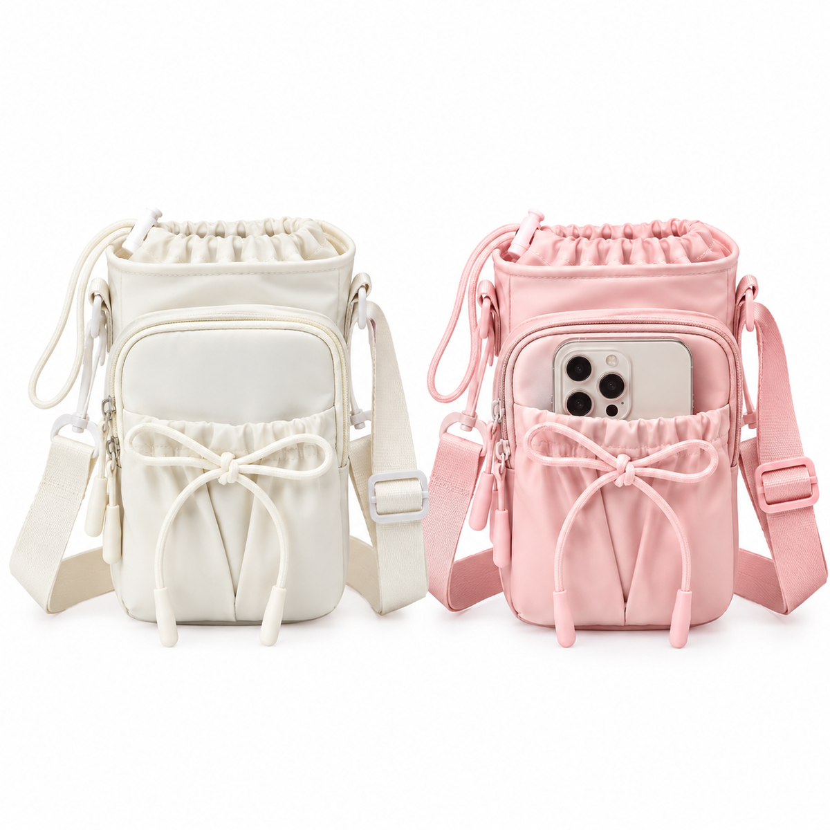 Bolso Diario para Mujer con Porta Botella