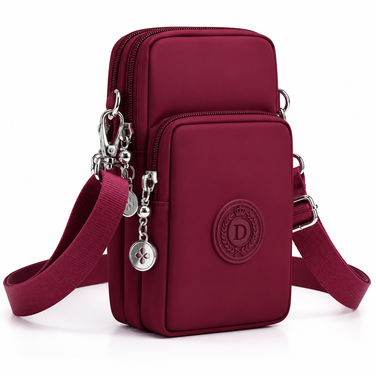 Bolso Bandolera de Nailon para Mujer – Compacto, Ligero y Práctico