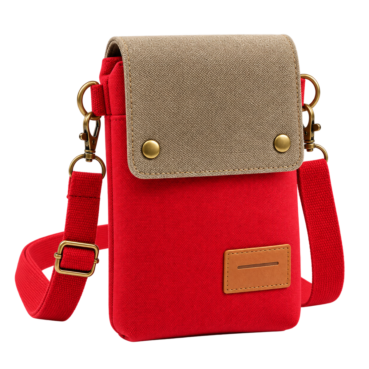 Bolso de Lona para Mujer con 3 Compartimentos