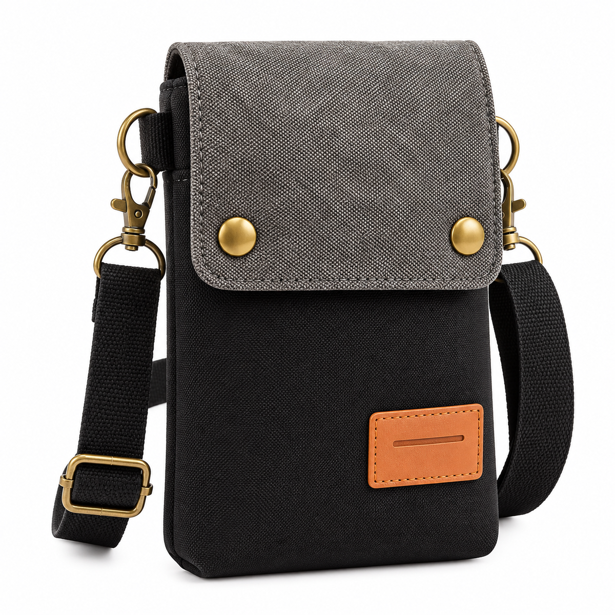 Bolso de Lona para Mujer con 3 Compartimentos
