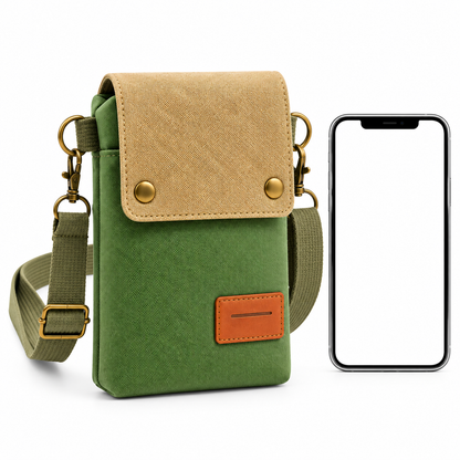 Bolso de Lona para Mujer con 3 Compartimentos