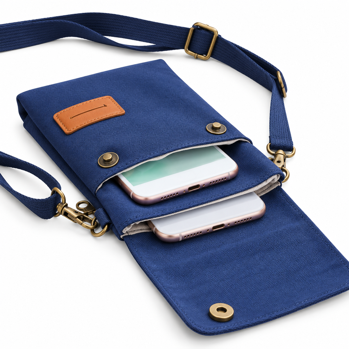 Bolso de Lona para Mujer con 3 Compartimentos