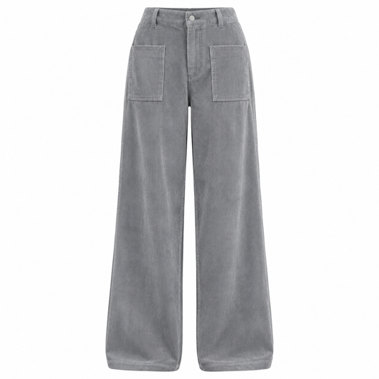 Pantalón ancho informal de mujer de corte relajado