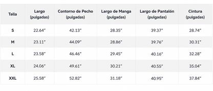 Conjunto cómodo de 2 piezas para estar en casa.