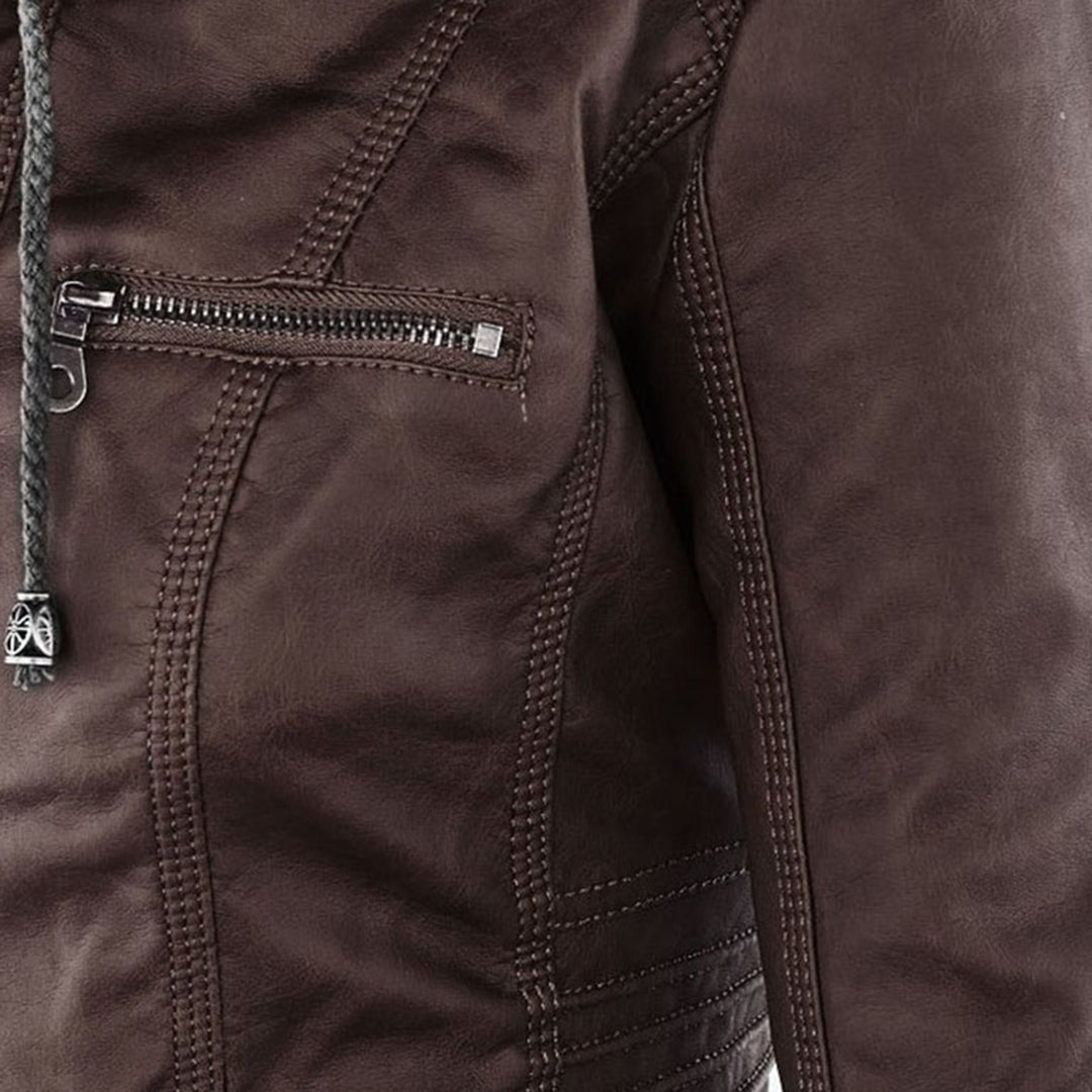 varella| Chaqueta de Cuero Robusta y Elegante