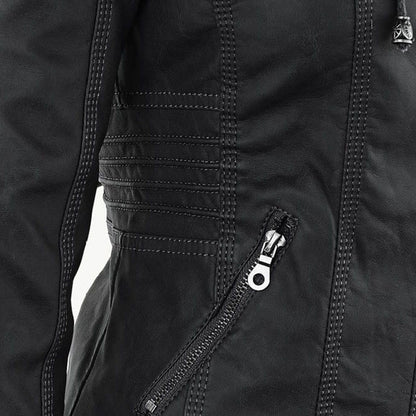 varella| Chaqueta de Cuero Robusta y Elegante