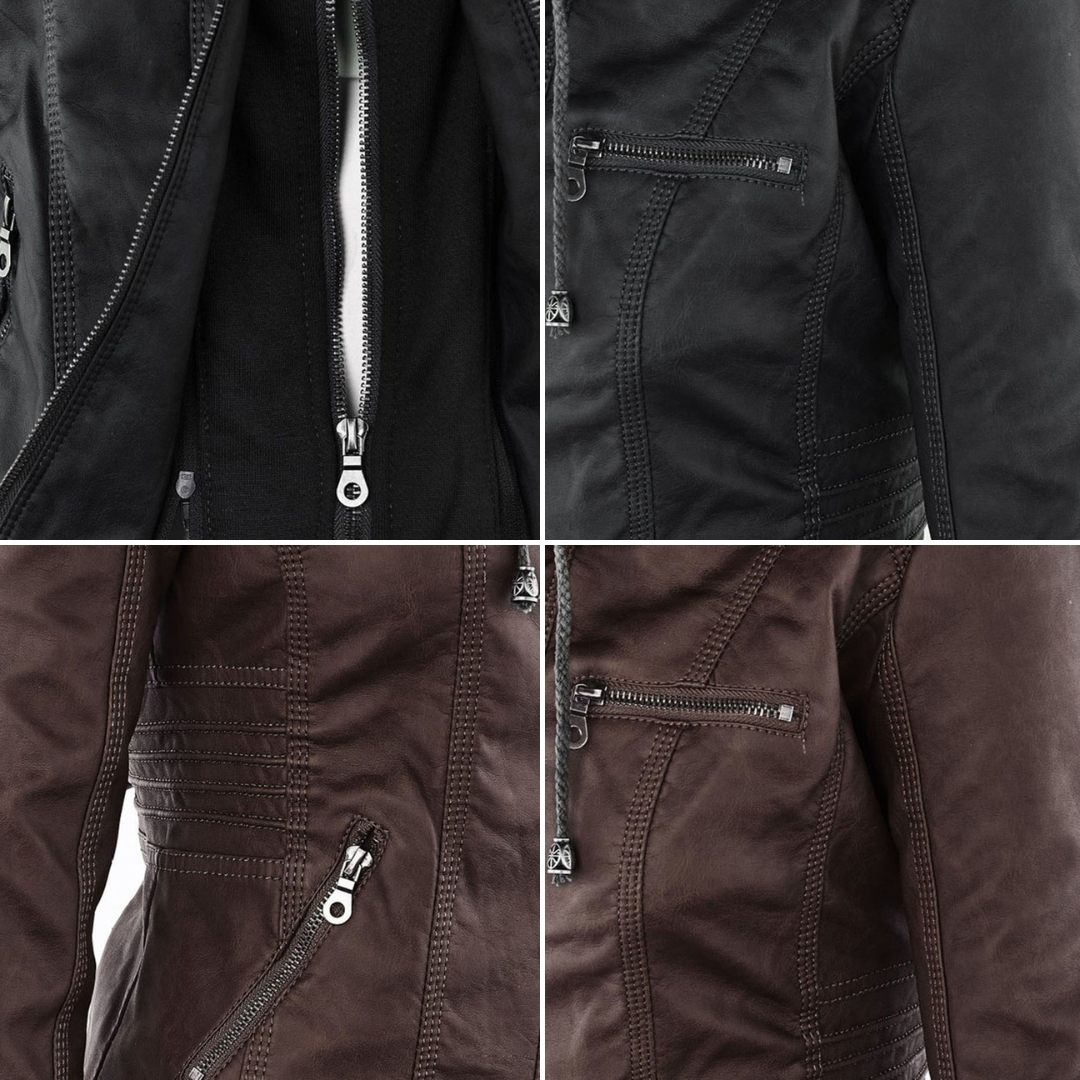 varella| Chaqueta de Cuero Robusta y Elegante
