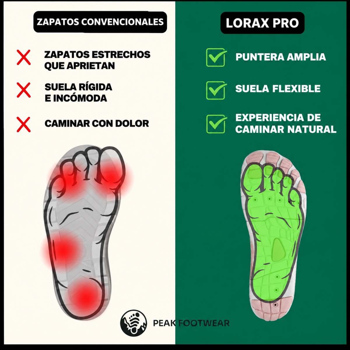 Borax Pro | Zapatillas Barefoot Antideslizantes Unisex (2x1)