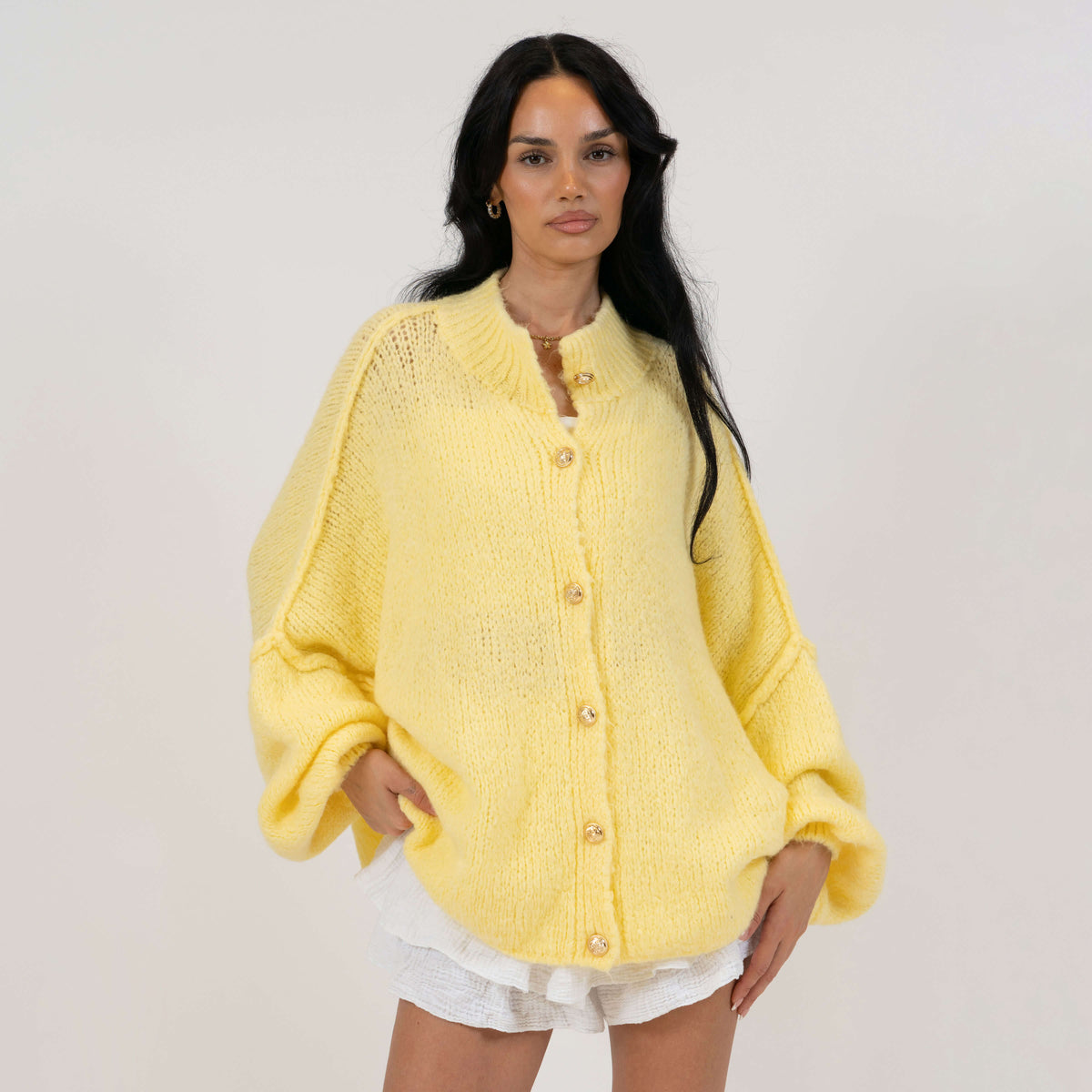 Cárdigan oversize “CozyGlam”