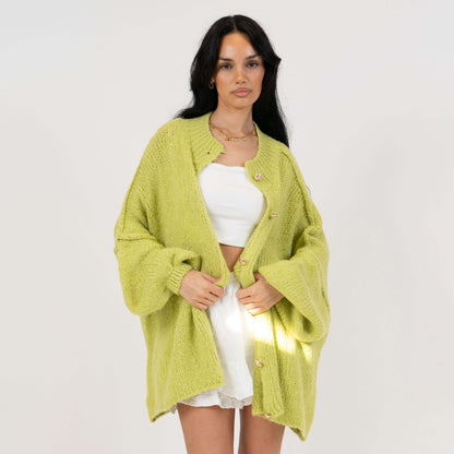 Cárdigan oversize “CozyGlam”